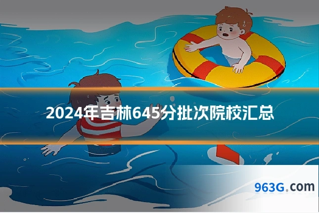 2024年吉林645分批次院校汇总