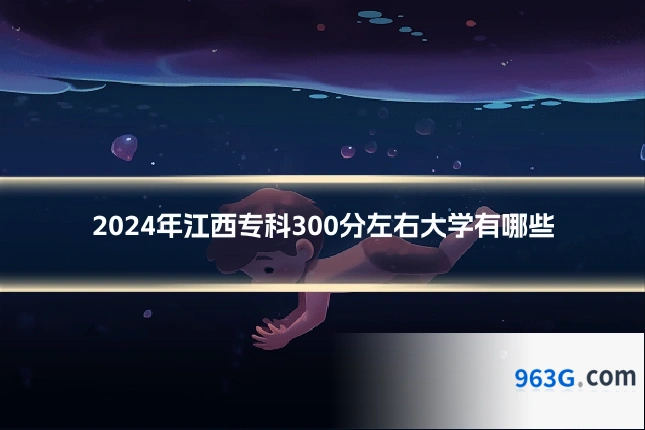 2024年江西专科300分左右大学有哪些