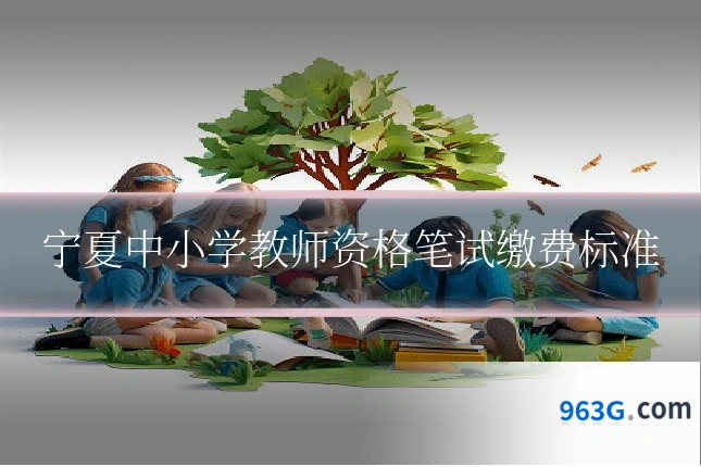 宁夏中小学教师资格笔试缴费标准