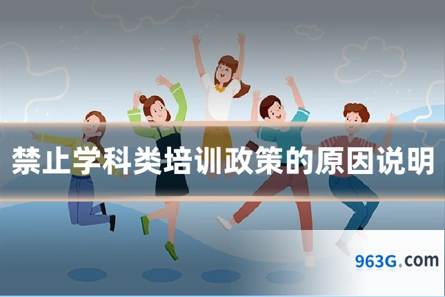 禁止学科类培训政策的原因说明