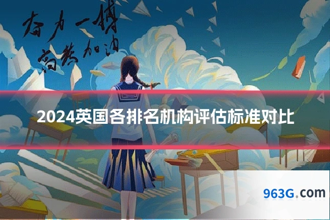 2024英国各排名机构评估标准对比