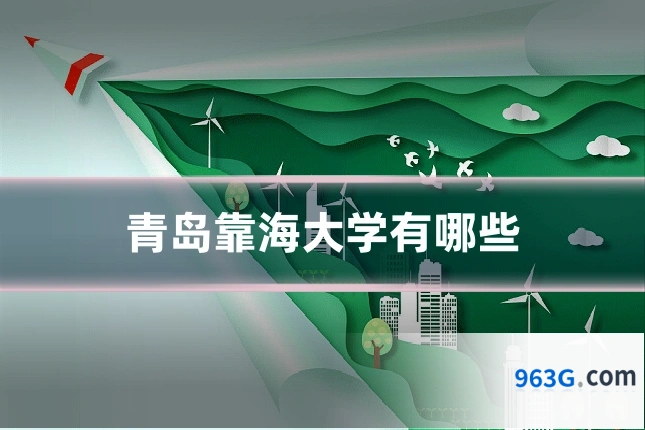 青岛靠海大学有哪些