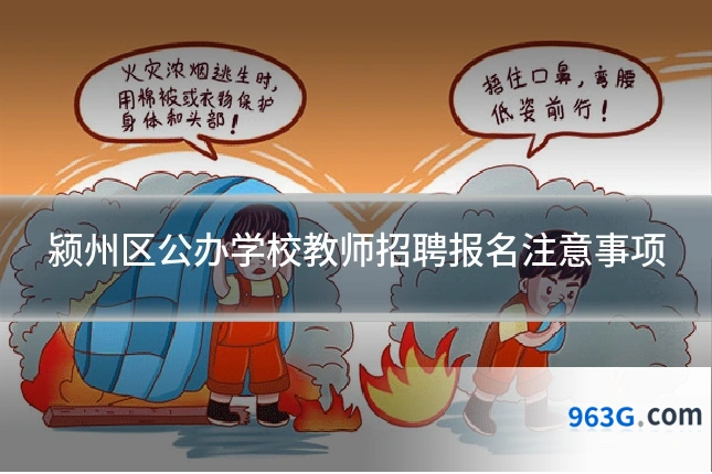 颍州区公办学校教师招聘报名注意事项
