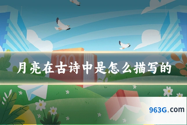 月亮在古诗中是怎么描写的