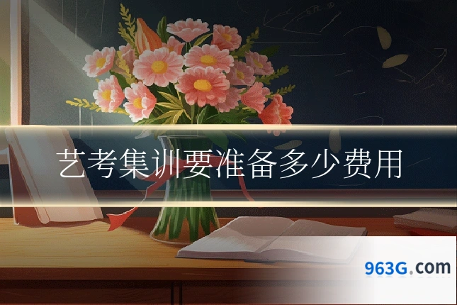 艺考集训要准备多少费用