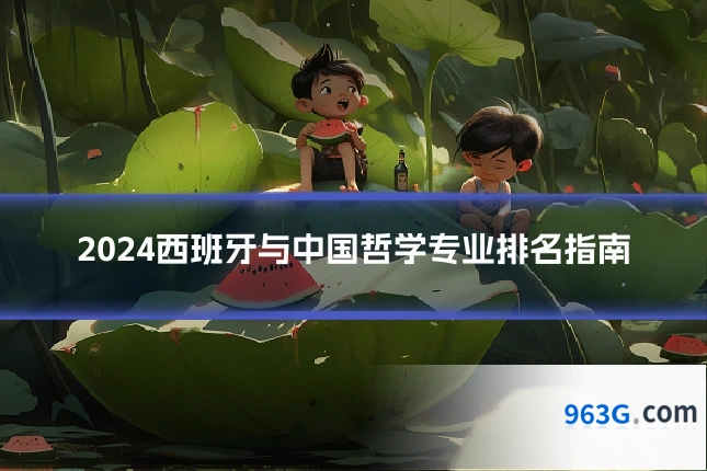 2024西班牙与中国哲学专业排名指南