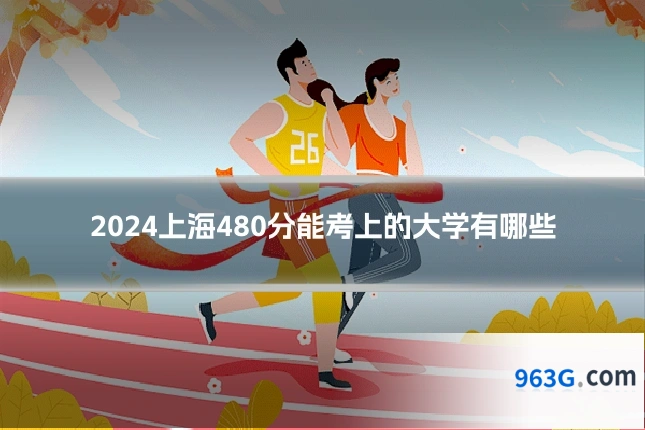 2024上海480分能考上的大学有哪些