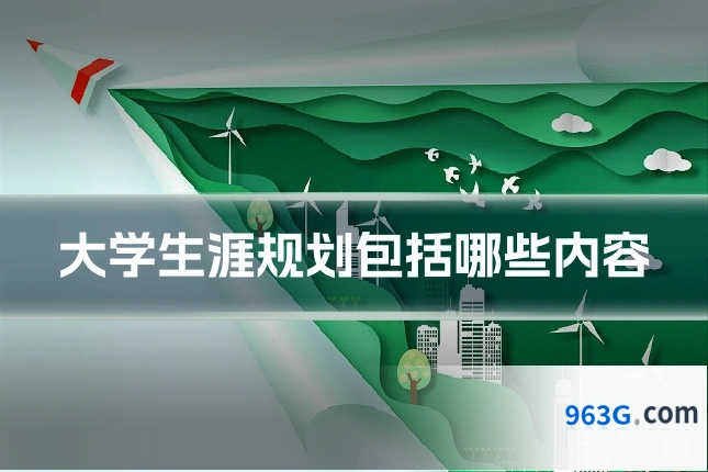 大学生涯规划包括哪些内容