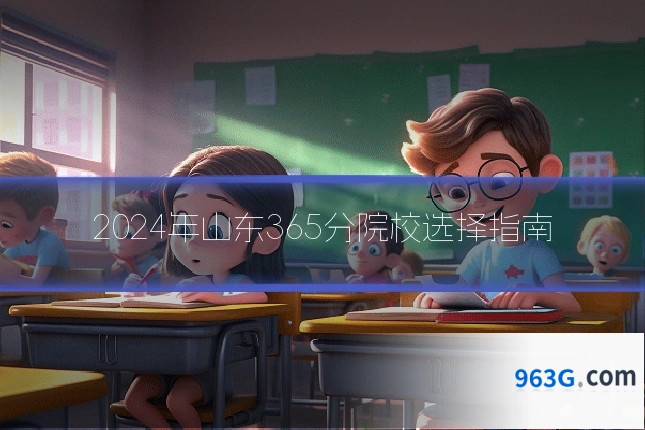 2024年山东365分院校选择指南