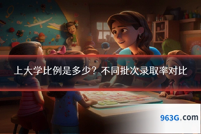 上大学比例是多少？不同批次录取率对比