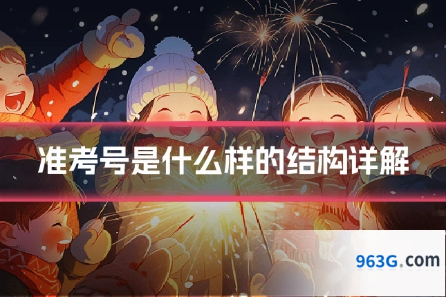 准考号是什么样的结构详解