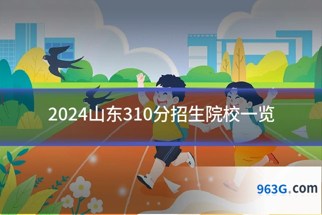 2024山东310分招生院校一览