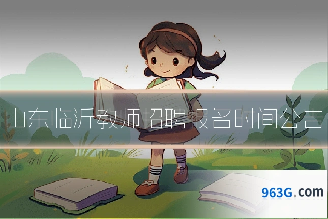 山东临沂教师招聘报名时间公告