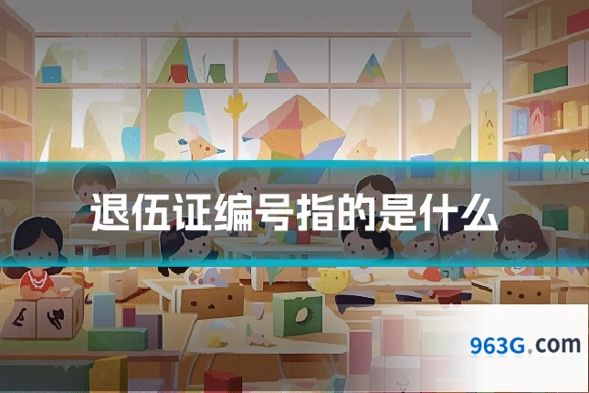 退伍证编号指的是什么