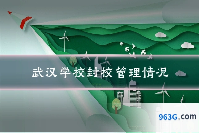 武汉学校封校管理情况