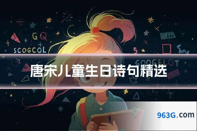 唐宋儿童生日诗句精选
