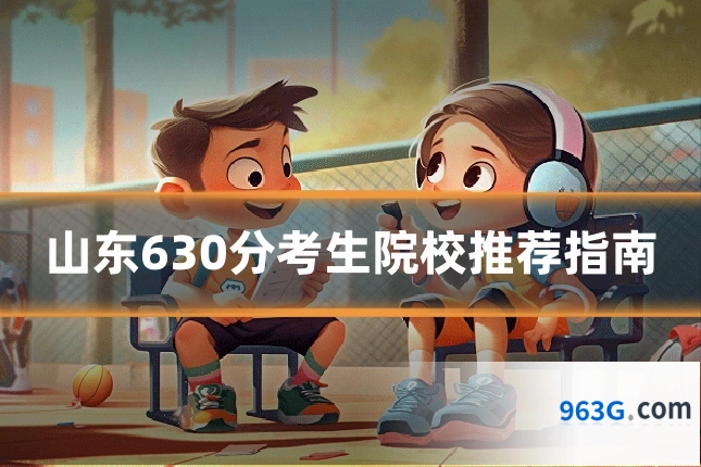 山东630分考生院校推荐指南