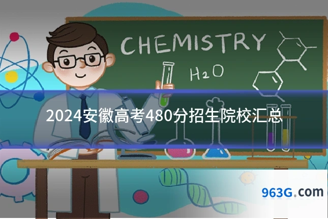 2024安徽高考480分招生院校汇总