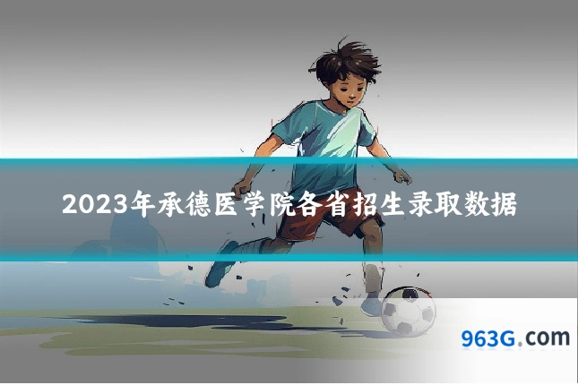 2023年承德医学院各省招生录取数据