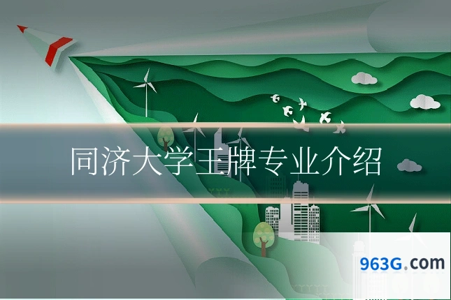 同济大学王牌专业介绍
