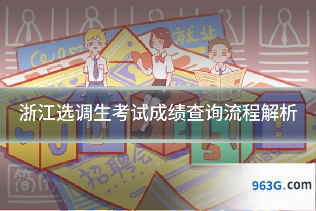 浙江选调生考试成绩查询流程解析