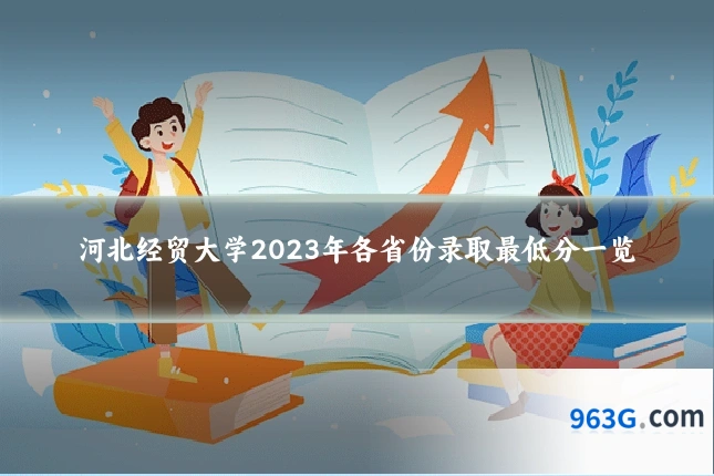 河北经贸大学2023年各省份录取最低分一览