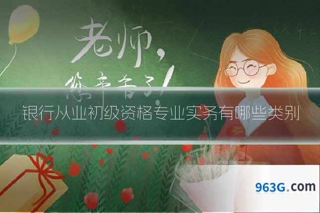 银行从业初级资格专业实务有哪些类别