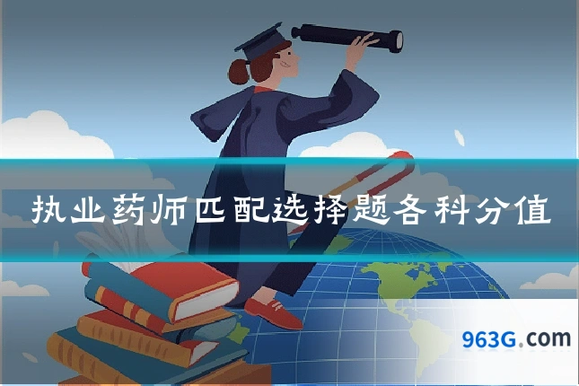 执业药师匹配选择题各科分值