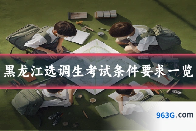 黑龙江选调生考试条件要求一览