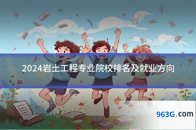 2024岩土工程专业院校排名及就业方向