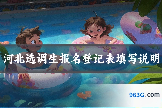 河北选调生报名登记表填写说明