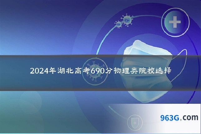 2024年湖北高考690分物理类院校选择