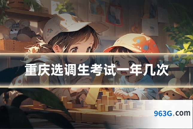 重庆选调生考试一年几次
