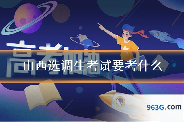 山西选调生考试要考什么