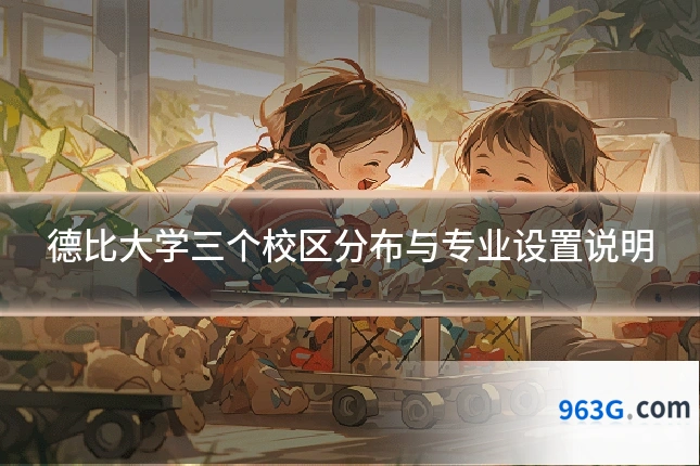 德比大学三个校区分布与专业设置说明
