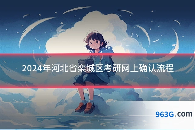 2024年河北省栾城区考研网上确认流程
