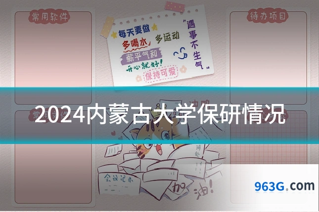 2024内蒙古大学保研情况
