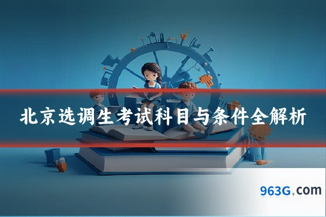北京选调生考试科目与条件全解析