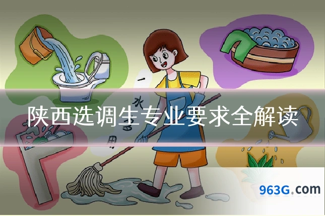 陕西选调生专业要求全解读