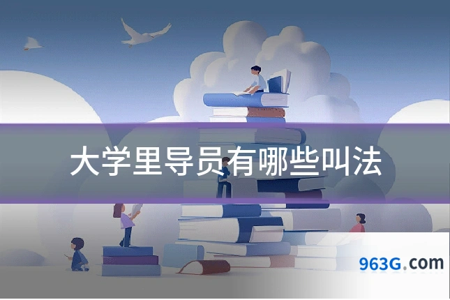 大学里导员有哪些叫法