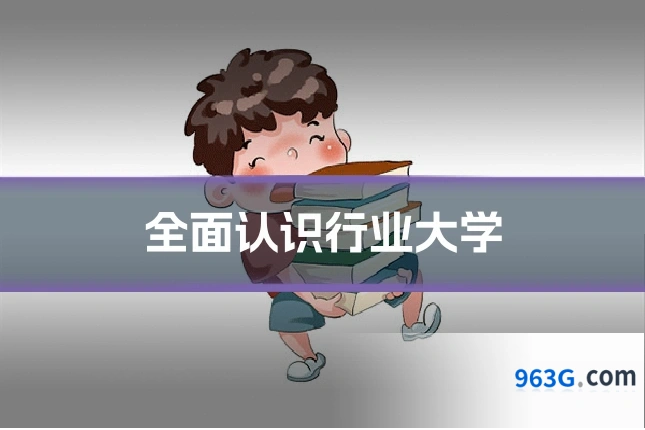全面认识行业大学