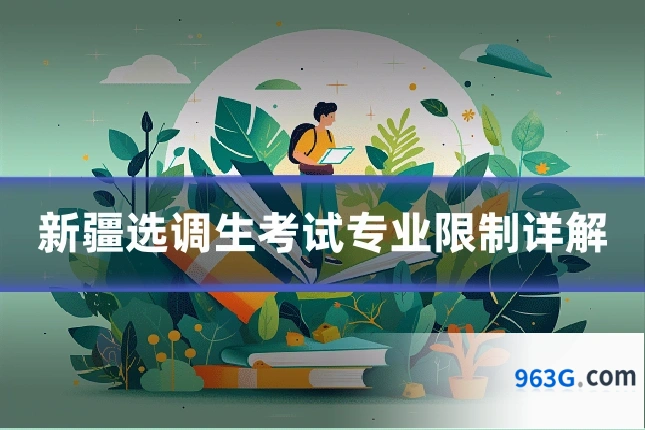新疆选调生考试专业限制详解