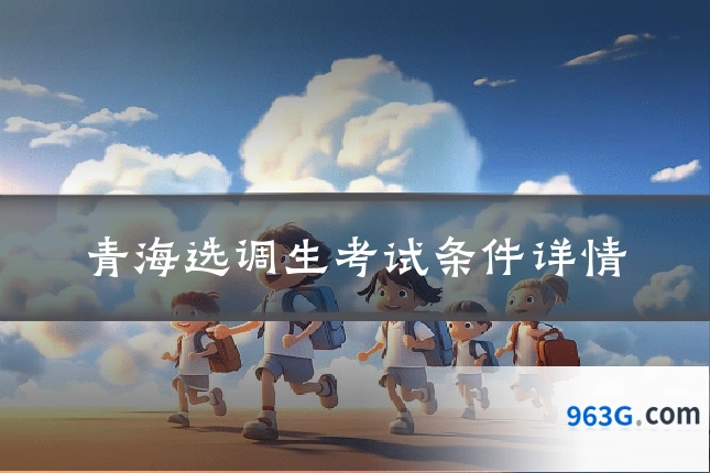 青海选调生考试条件详情