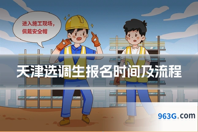 天津选调生报名时间及流程