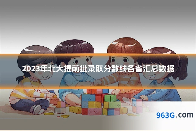 2023年北大提前批录取分数线各省汇总数据