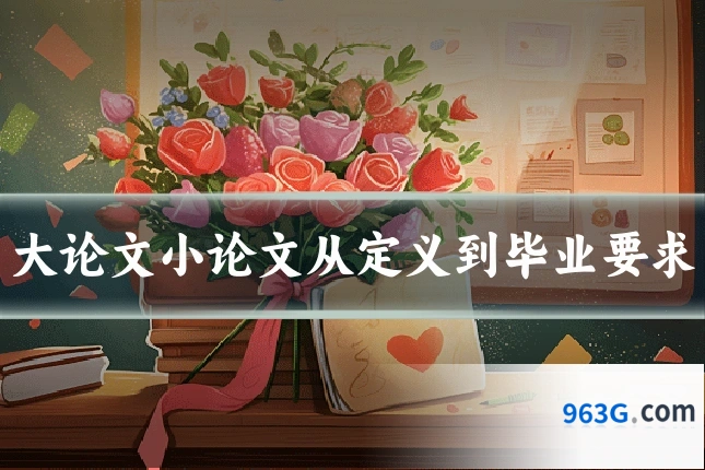大论文小论文从定义到毕业要求