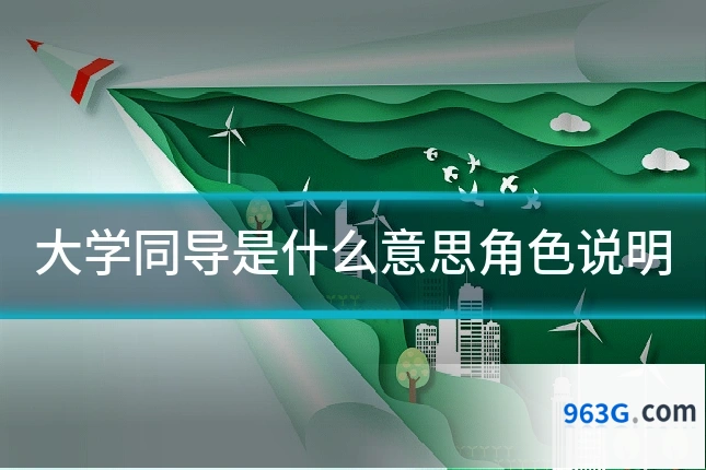 大学同导是什么意思角色说明