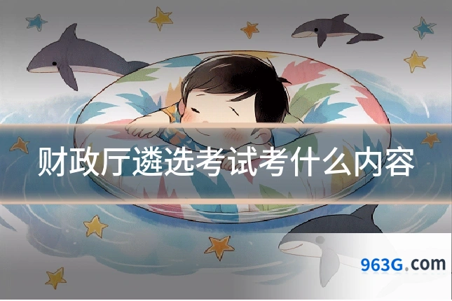财政厅遴选考试考什么内容