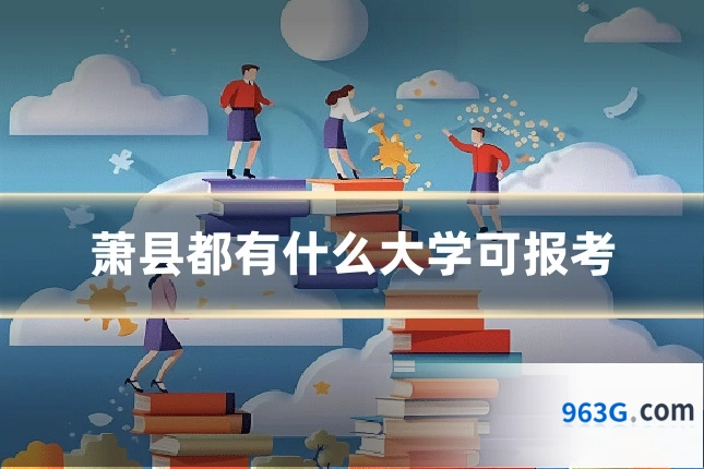 萧县都有什么大学可报考