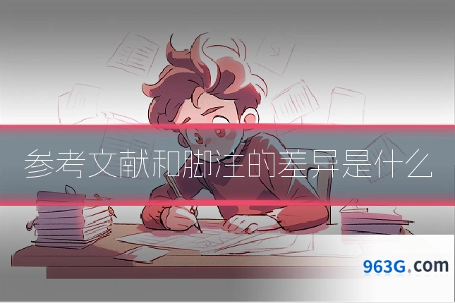 参考文献和脚注的差异是什么